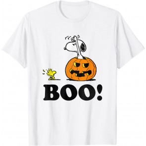 Halloween Snoopy Woodstock BOO! T-Shirt