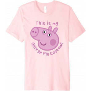 Halloween This Is My George Pig Costume T-Shirt