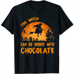 Halloween This Witch Can Be Bribed With Chocolate T-Shirt