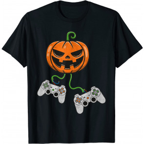 Halloween Video Game Controller Pumpkin T-Shirt