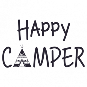 Happy Camper Teepee  Happy Camper Tshirt