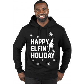 Happy Elfin Holiday Ugly Christmas  T-Shirt
