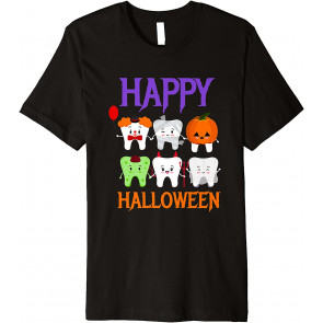 Happy Halloween Costume I Dental Tooth Fairy Dentist Fun T-Shirt