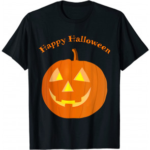 Happy Halloween Pumpkin Jack O Lantern Holiday Novelty Gift T-Shirt