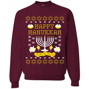 Happy Hannukah Menorah Candle Channukah T-Shirt