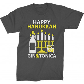 Happy Hanukkah Gin And Tonica T-Shirt