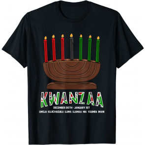 Happy Kwanzaa Kinara Candles T-Shirt