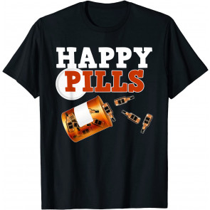 Happy Pills Bourbon Whiskey Drinkers For A Drinking Lovers T-Shirt