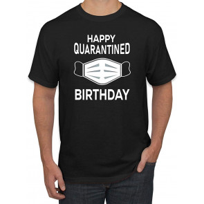 Happy Quarantined Birthday 2020 Isolation Flu Virus Social Distance Birthday Party T-Shirt
