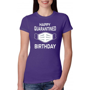 Happy Quarantined Birthday 2020 Isolation Flu Virus Social Distance Birthday Party T-Shirt