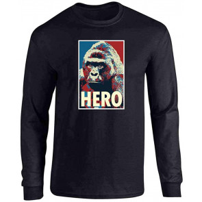 Harambe Pop Art Hero Meme Quote Political Clothing Full T-Shirt
