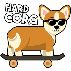 Hard Corg  Corgi  Pembroke Welsh Corgi Tshirt