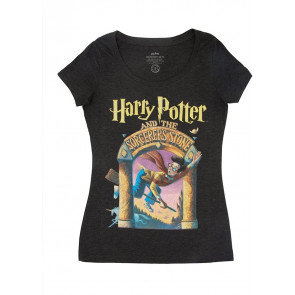Harry Potter Series Book-Themed Scoop Neck T-Shirt
