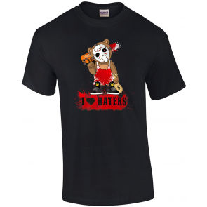 I Love My Haters Hip Hop Teddy Bear Hustle Entrepreneur Gift T-Shirt