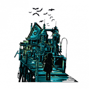 Haunted House Spooky Halloween Tshirt