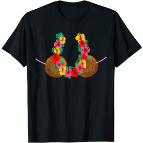 Hawaiian Coconut Bra  T-Shirt