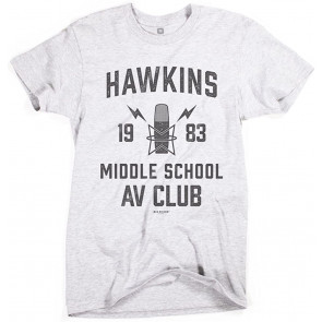 Hawkins Middle School AV Club Boys Halloween T-Shirt
