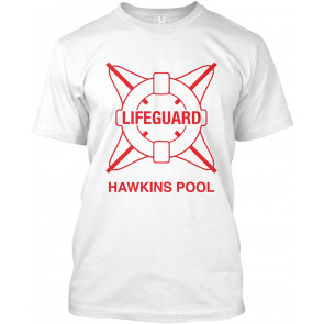 Hawkins Pool Lifeguard - Strange TV Show Men's T-Shirt
