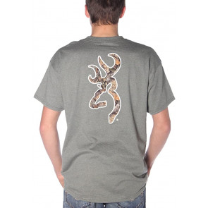 Heather Green Mo Country Buckmark T-Shirt