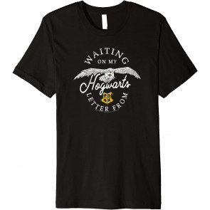 Hedwig Waiting On My Hogwarts Letter Distressed T-Shirt