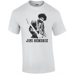 Jimi Hendrix 1963 Rock Guitarist Singer Songwriter Icon Jammin Faded T-Shirt