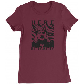 Here Kitty Kitty Joe Exotic Womens T-Shirt