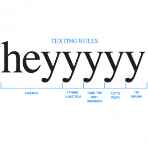 Heyyyyy Texting Rules Tshirt