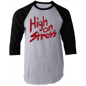 High On Stress Retro 80s Movie T-Shirt