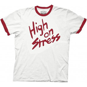 High On Stress White T-Shirt
