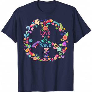 Hippie PEACE SIGN LOVE T-Shirt
