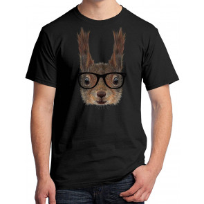 Hipster Squirrel T-Shirt