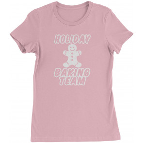 Holiday Baking Team Gingerbread Cookie Womens T-Shirt