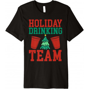 Holiday Drinking Team Cool Oktoberfest Christmas T-Shirt
