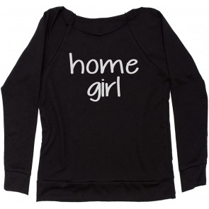Home Girl Homegirl Off Shoulder Sweat T-Shirt