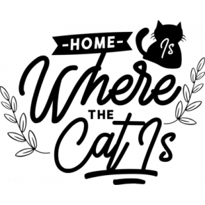 Home Where The Cat Is T-Shirt