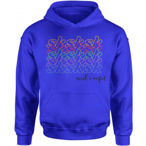 HOOD And I Oop Sksksksk Vsco Small Royal Blue T-Shirt