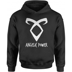 HOOD Angelic Power Rune X-Large Black T-Shirt