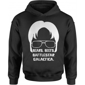 HOOD Bears Beets Battlestar Galactica X-Large Black T-Shirt