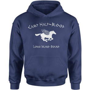 HOOD Camp Half Blood Large Navy Blue T-Shirt