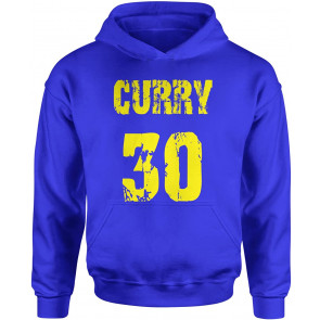 Hood Curry #30 Large Royal Blue T-Shirt