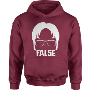 HOOD Dwight False Large Maroon T-Shirt