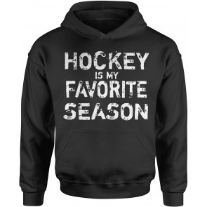 HOOD Hockey Is My Favorite Season Large Black T-Shirt