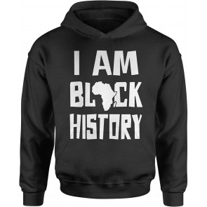 HOOD I Am Black History Large Black T-Shirt