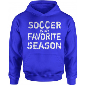 HOOD Soccer Is My Favorite Season X-Large Royal Blue T-Shirt