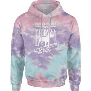 Don't Judge My Pitbull And I Won't Judge Your Kids Medium Cotton Candy T-Shirt