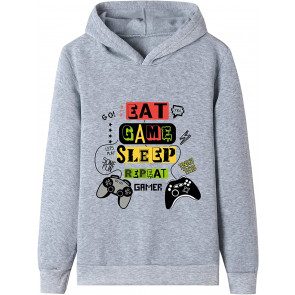 Printed Pattern Sweat T-Shirt