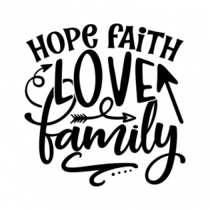 Hope Faith Love Family 01 T-Shirt