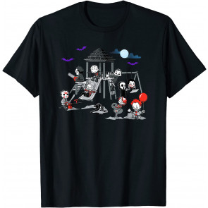 Horror Clubhouse In Park Halloween Costume Gift T-Shirt