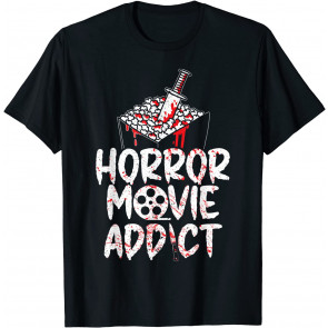 Horror Movie Addict Halloween T-Shirt