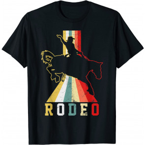Horse Riding Vintage Retro Rodeo Horse T-Shirt